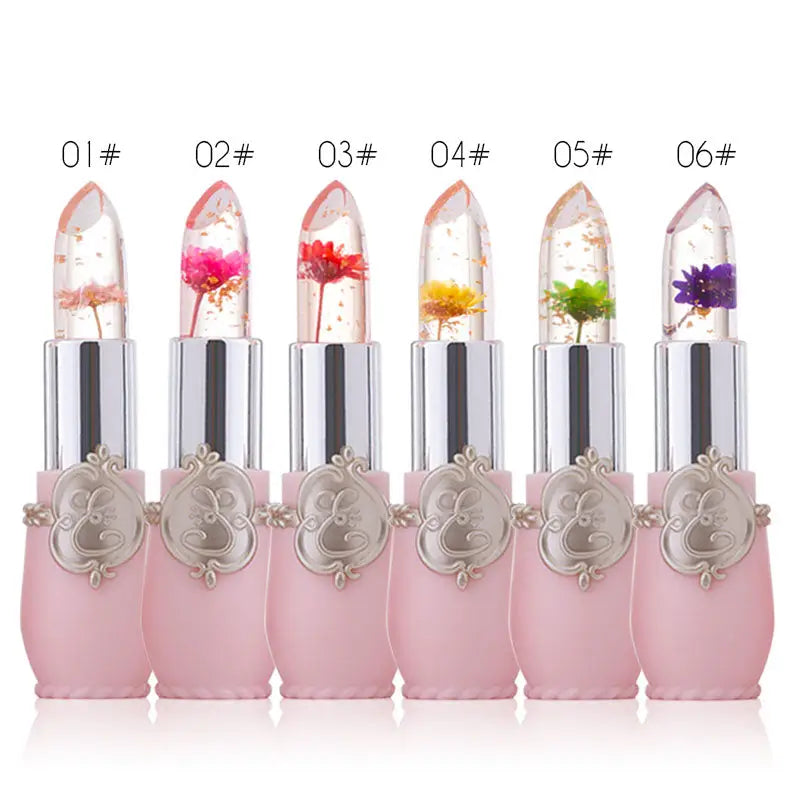 Flower-infused Jelly Lipstick in Pink Princess Casing - beauty