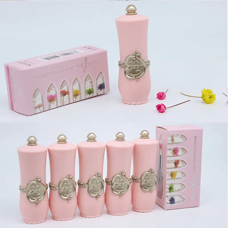 Flower - infused Jelly Lipstick in Pink Princess Casing - Cosparty