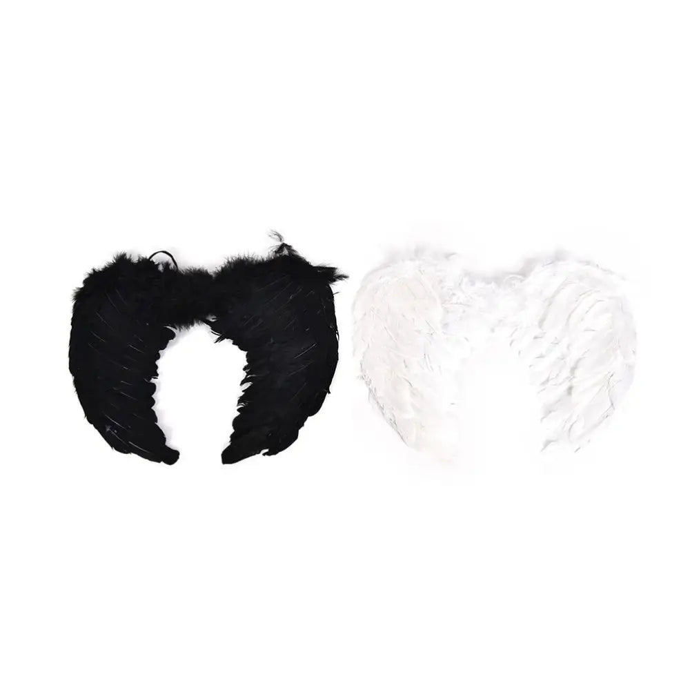 Fluffy Angel Wings in Black or White for Cosparty Accessories - Cosparty