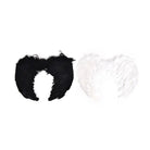 Fluffy Angel Wings in Black or White for Cosparty Accessories - Cosparty