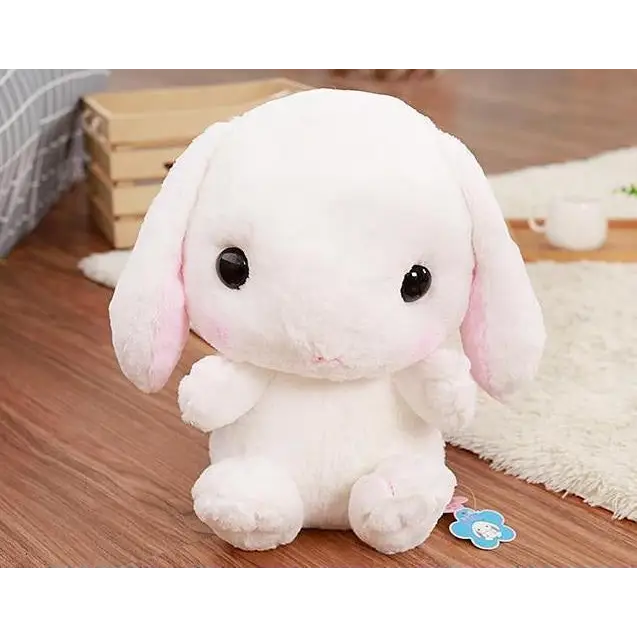 Fluffy Baby Bunny Rabbit Plush Toy Backpack for Kids - backpack