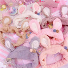 Fluffy Bunny - Eared Headband with Cute Pom Poms - Cosparty