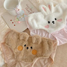 Fluffy bunny undies - bunny ears - rabbit - fuzzy panties - underwear