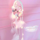 Fluffy Illuminated Dream Catcher for Charming Home Decor - home decor