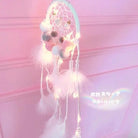 Fluffy Illuminated Dream Catcher for Charming Home Decor - Cosparty
