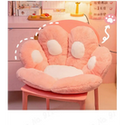 Fluffy Paw Shaped Seat Cushion for Kawaii Bedroom Decor - pillow