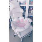 Fluffy Paw Shaped Seat Cushion for Kawaii Bedroom Decor - pillow