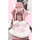 Fluffy Paw Shaped Seat Cushion for Kawaii Bedroom Decor - Cosparty