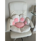 Fluffy Paw Shaped Seat Cushion for Kawaii Bedroom Decor - pillow