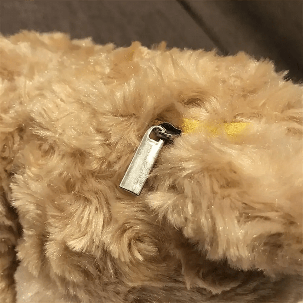 Fluffy Teddy Bear Crossbody Messenger Bag for Cosparty Fun - Cosparty