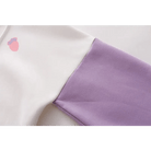 Foodie Bunny Hoodie in Pastel Color Block Style - Cosparty