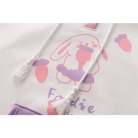 Foodie Bunny Hoodie in Pastel Color Block Style - Cosparty