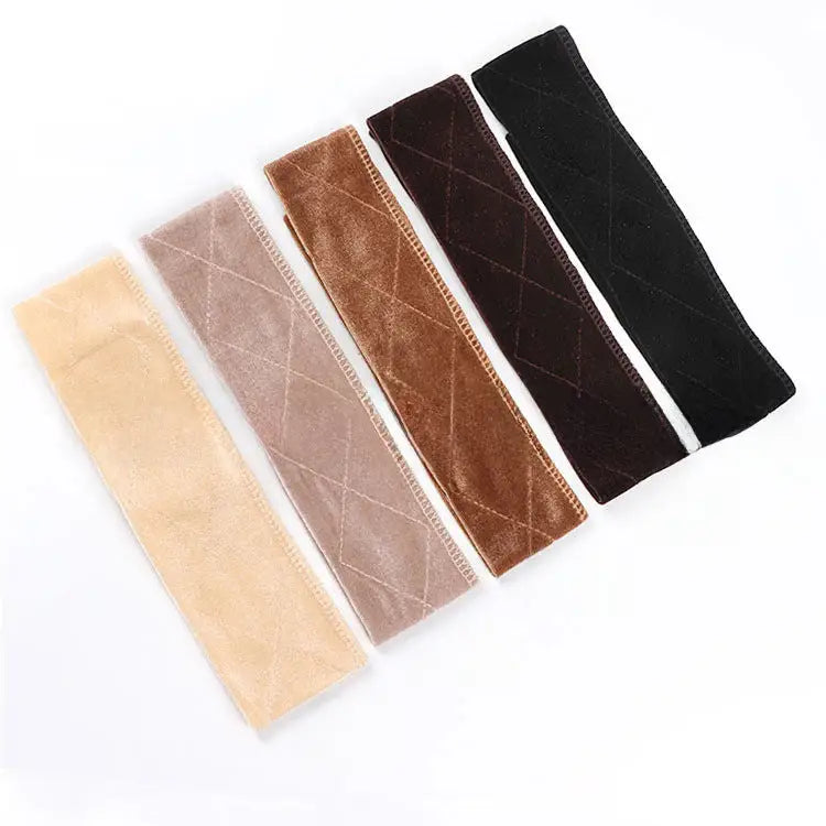 Foreign trade aliexpress velvet headband wig grip wig headband Velcro wig fixed headband