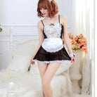 French Maid Inspired Lacy Adult Onesie with Bows and Ruffles - Cosparty