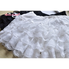 Frilly Ruffled Bloomer Shorts in Black or White - Shorts