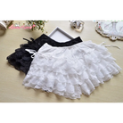 Frilly Ruffled Bloomer Shorts in Black or White - Shorts