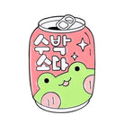 Froggy Juice Enamel Pins for Frog Lovers in Kawaii Style - Cosparty