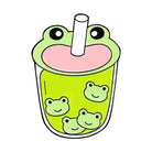 Froggy Juice Enamel Pins for Frog Lovers in Kawaii Style - Cosparty