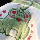 Froggy Love Fluffy Tee for Ultimate Kawaii Cuteness and Comfort - shirt