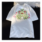 Froggy Love Fluffy Tee for Ultimate Kawaii Cuteness and Comfort - shirt