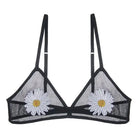 Cute Daisy Flower Transparent Clear Bralette Bra  Fruit Kawaii Lingerie