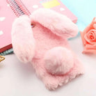 Furry 3D Bunny Ear Phone Cases for Stylish Protection - Phone Case