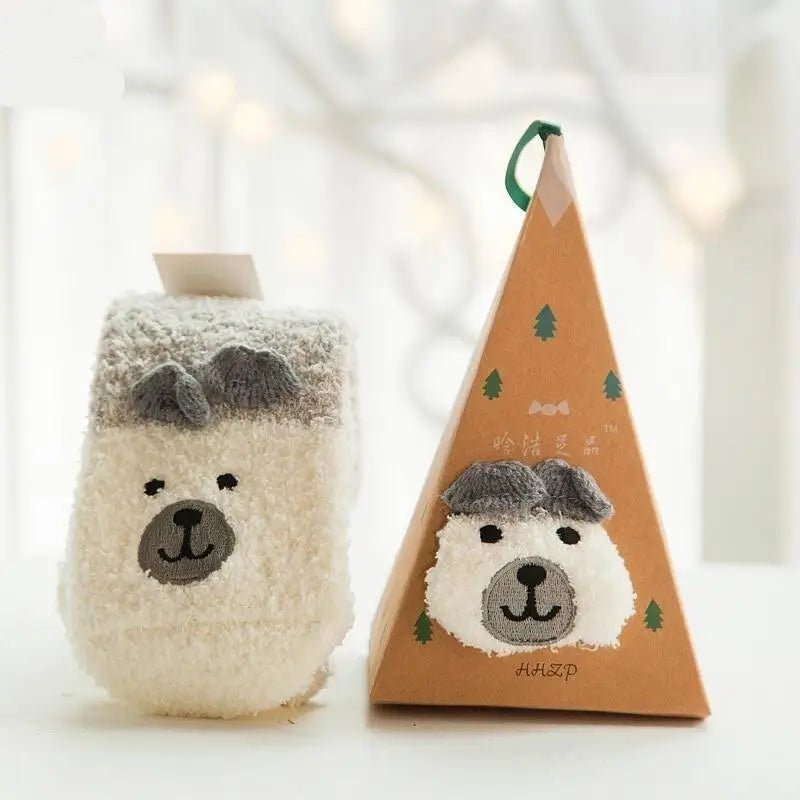 Furry Adult Sized Anime Socks in Adorable Plush Animal Design - Cosparty