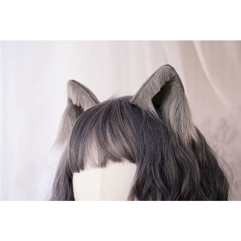 Furry Fox and Neko Cat Ear Hair Clips in Four Colors - hair clips