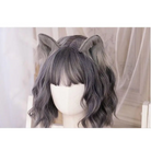 Luxury Realistic Neko Ears - Grey - hair clips