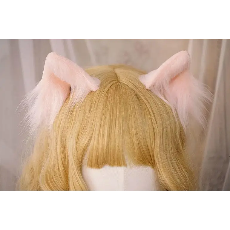 Furry Fox and Neko Cat Ear Hair Clips in Four Colors - hair clips