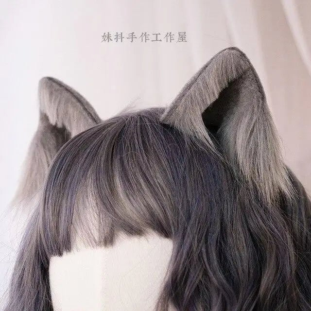 Furry Fox and Neko Cat Ear Hair Clips in Four Colors - Cosparty