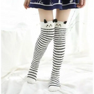 Furry Thigh High Socks for a Cozy Princess-Like Feel - socks