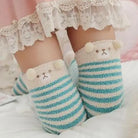 Furry Thigh High Socks for Cozy Comfort and Style - Socks