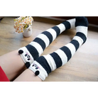 Kawaii Plush Socks Thigh Highs Leg Warmers Fuzzy Warm DDLG Little Space Age Regression CGL