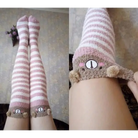 Furry Thigh High Socks for Cozy Comfort and Style - Socks