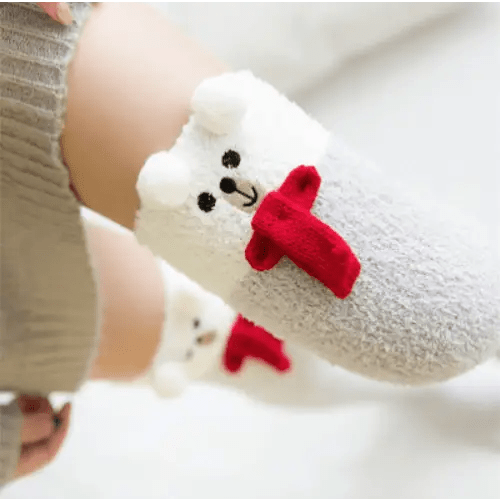 Furry Thigh High Stockings for Cozy Holiday Comfort - Cosparty