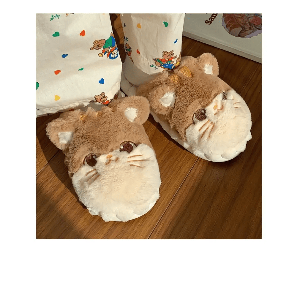 Fuzzy Hamster Slippers for Year - Round Comfort and Coziness - Cosparty