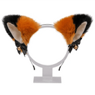 Fuzzy Kitty Cat Ear Headband with Bells and Ribbons - Cosparty