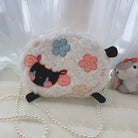 Fuzzy Lamb Sheep Plush Handbag for Pastel Kawaii Style - Cosparty
