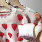 Fuzzy Peach and Strawberry Long Sleeve Sweatshirt for Kawaii Style - Cosparty