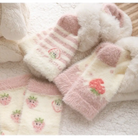 Fuzzy Strawberry Socks for Ultimate Comfort and Style - socks