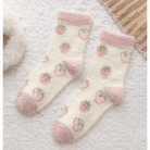 Fuzzy Strawberry Socks for Ultimate Comfort and Style - Cosparty
