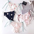 Galaxy Patterned Ruffled Lace Back Undies in New Condition Org Instock - Cosparty