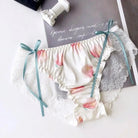 Galaxy Patterned Ruffled Lace Back Undies in New Condition Org Instock - Cosparty