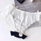 Galaxy Patterned Ruffled Lace Back Undies in New Condition Org Instock - Cosparty