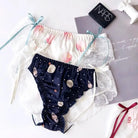 Galaxy Patterned Ruffled Lace Back Undies in New Condition Org Instock - underwear