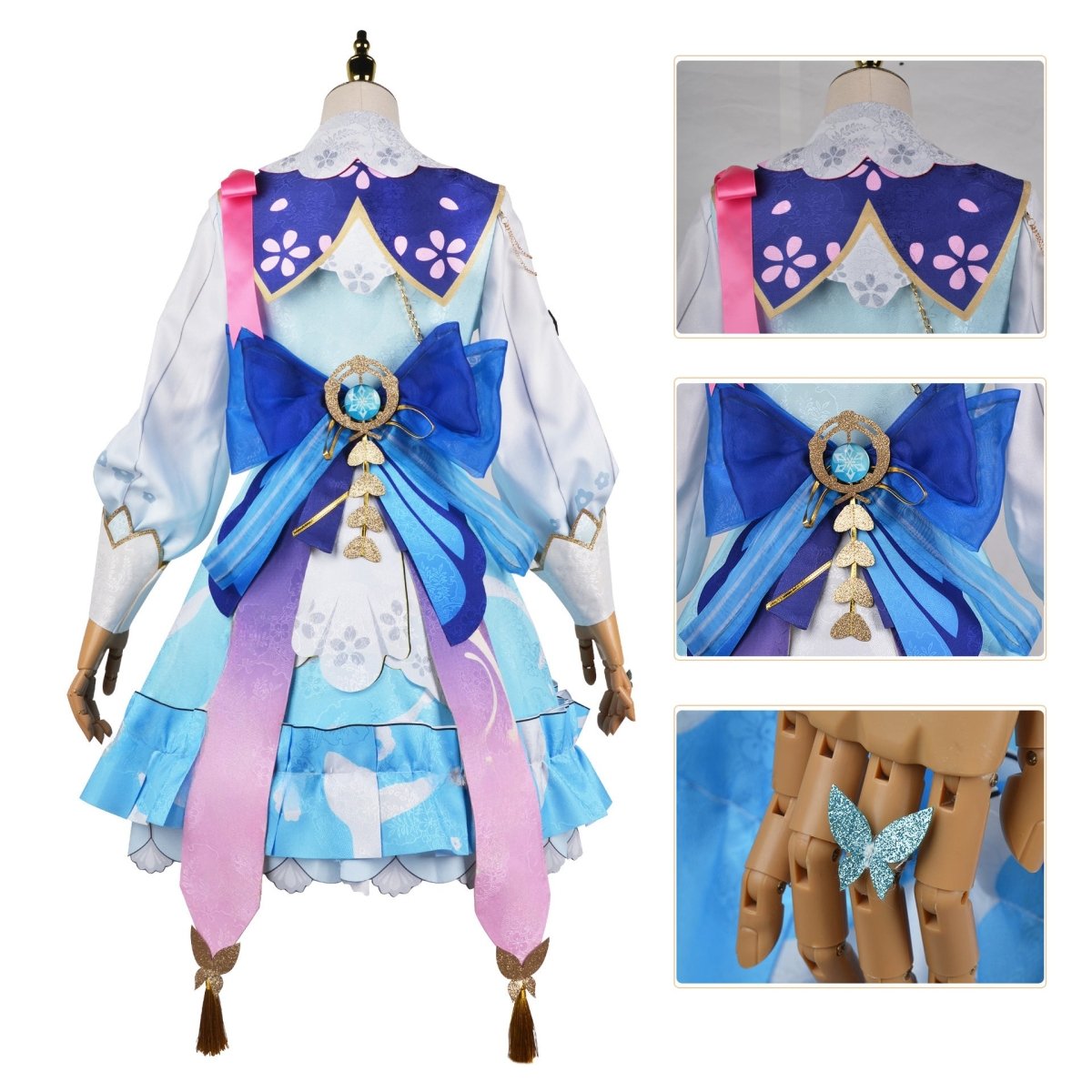 Genshin Impact Ayaka Springbloom Missive Cosplay Costume - Cosparty