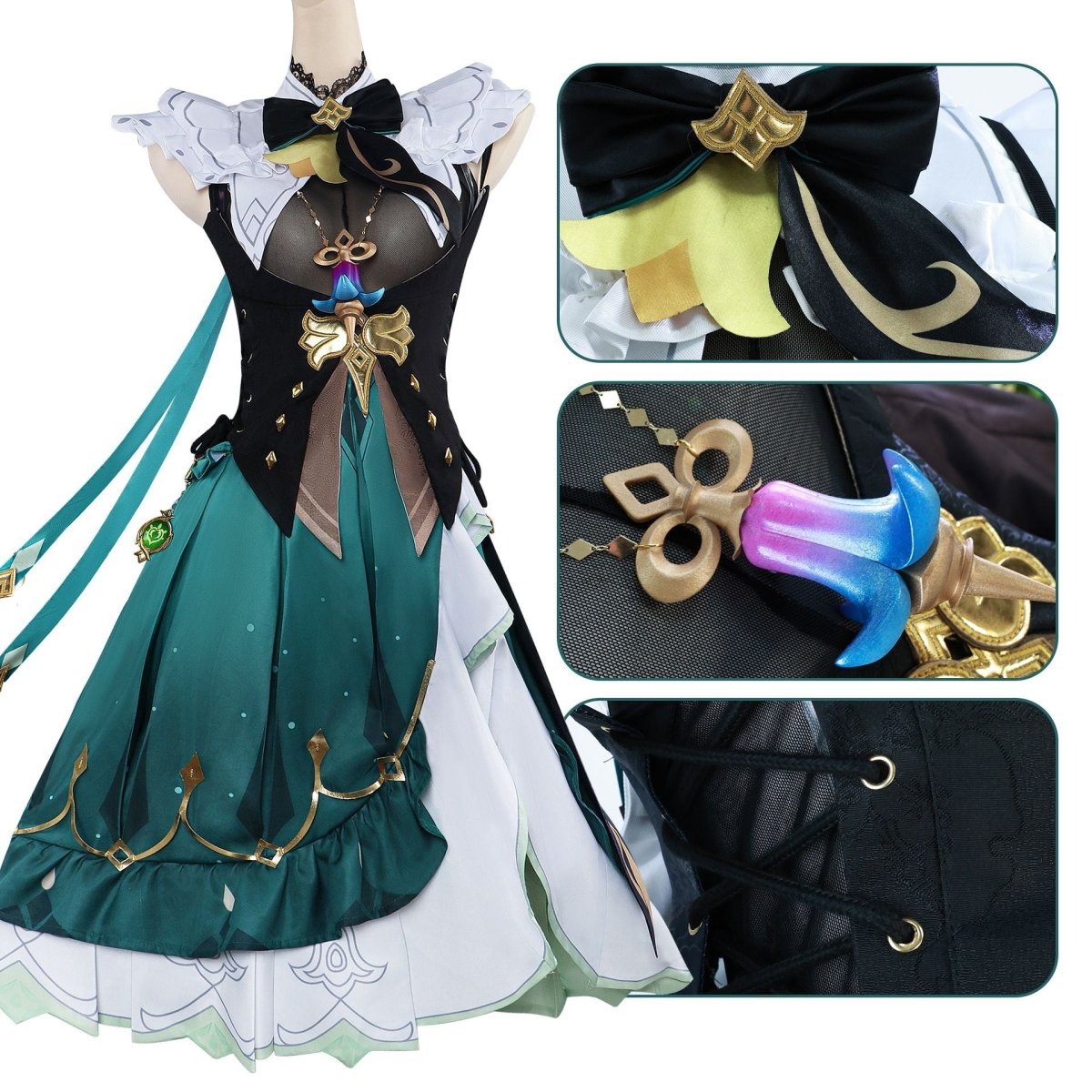 Genshin Impact Emilie Cosplay Costume - Cosparty