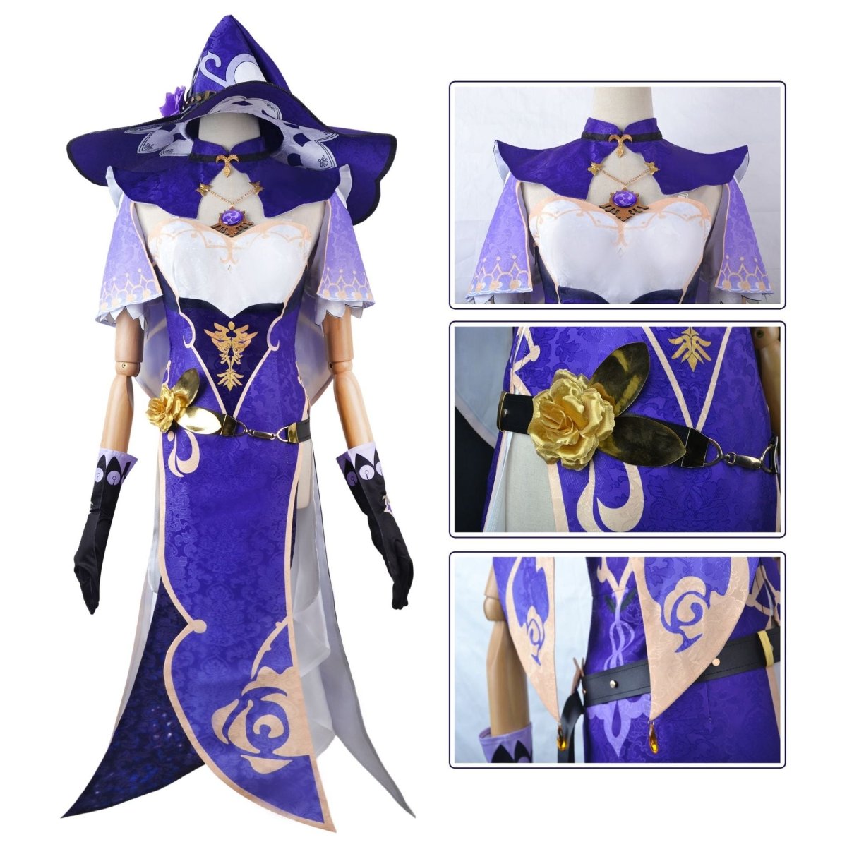 Genshin Impact Lisa Cosplay Costume - Cosparty