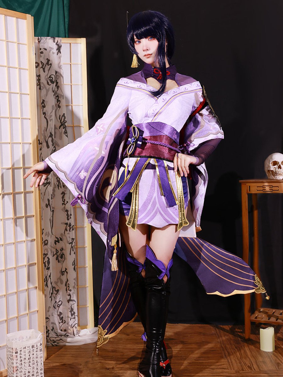 Genshin Impact Raiden Shogun Cosplay Costume - Cosparty